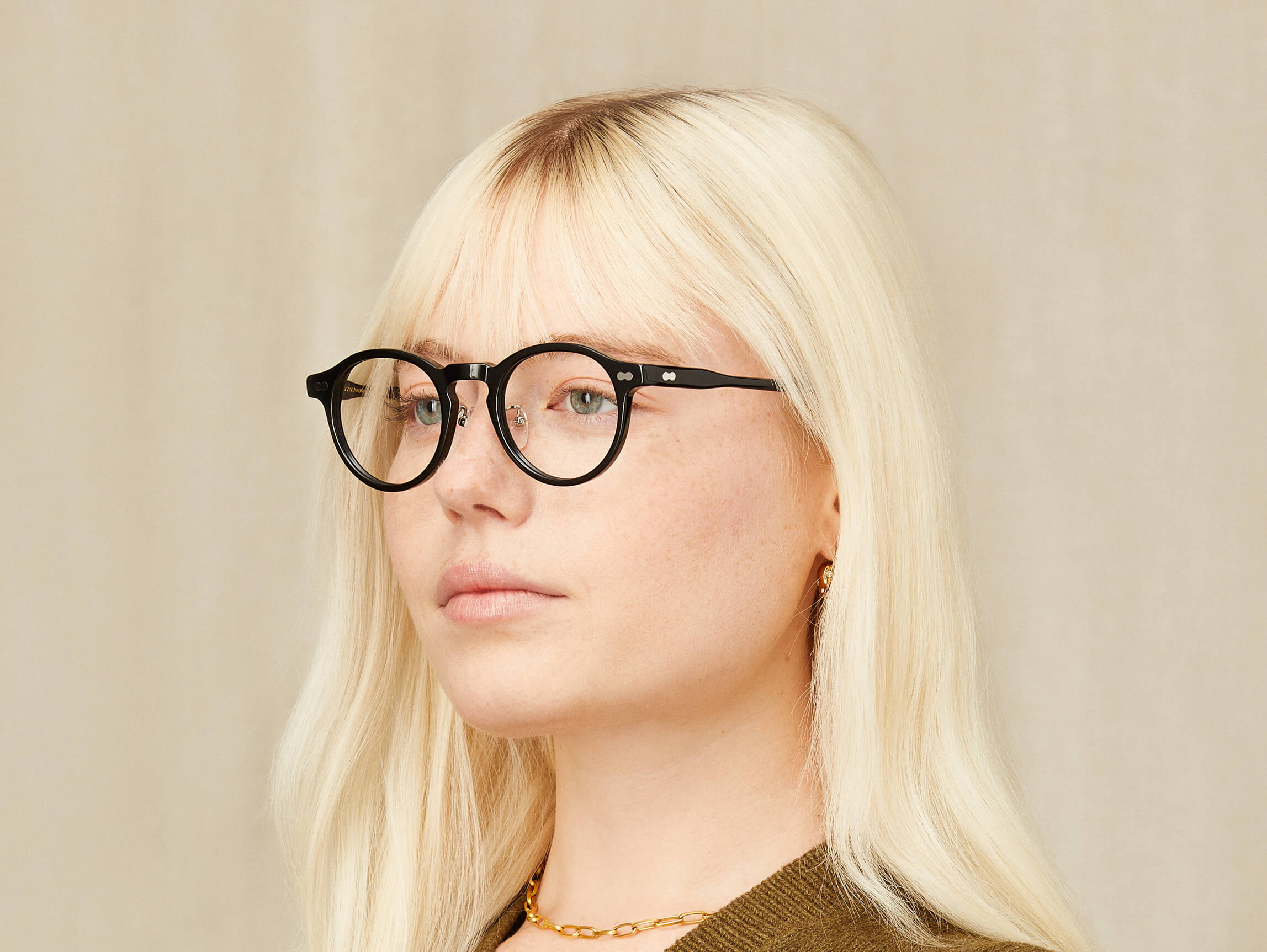 MILTZEN W/ Metal Nose Pads | Round Glasses | MOSCOT