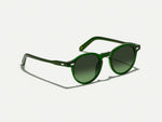 The MILTZEN in Emerald with Forest Wood Tinted Lenses