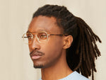 Model is wearing The MIZER in size 51 in Flesh/Tortoise
