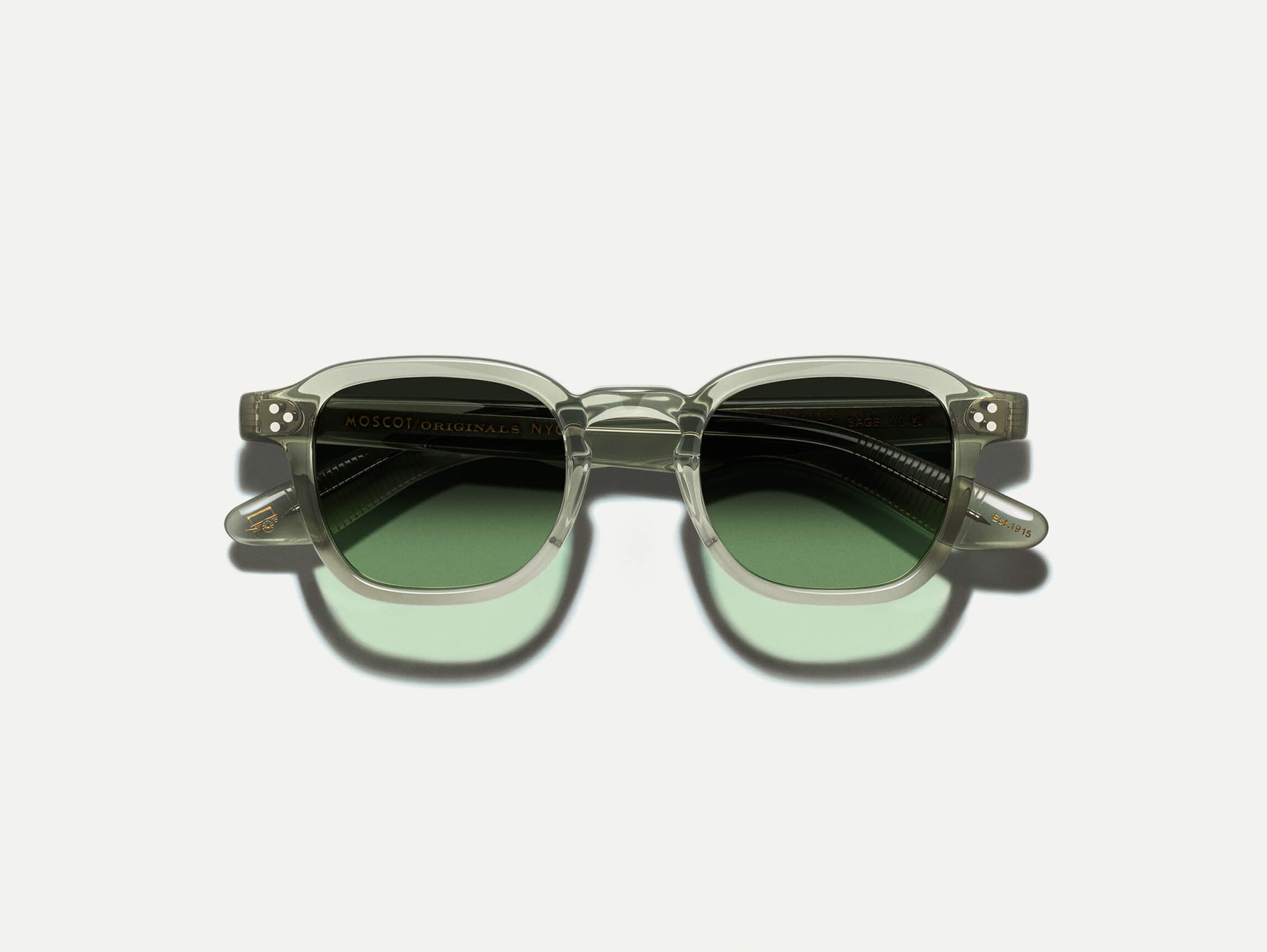 The MOMZA SUN in Sage with Forest Wood Tinted Lenses