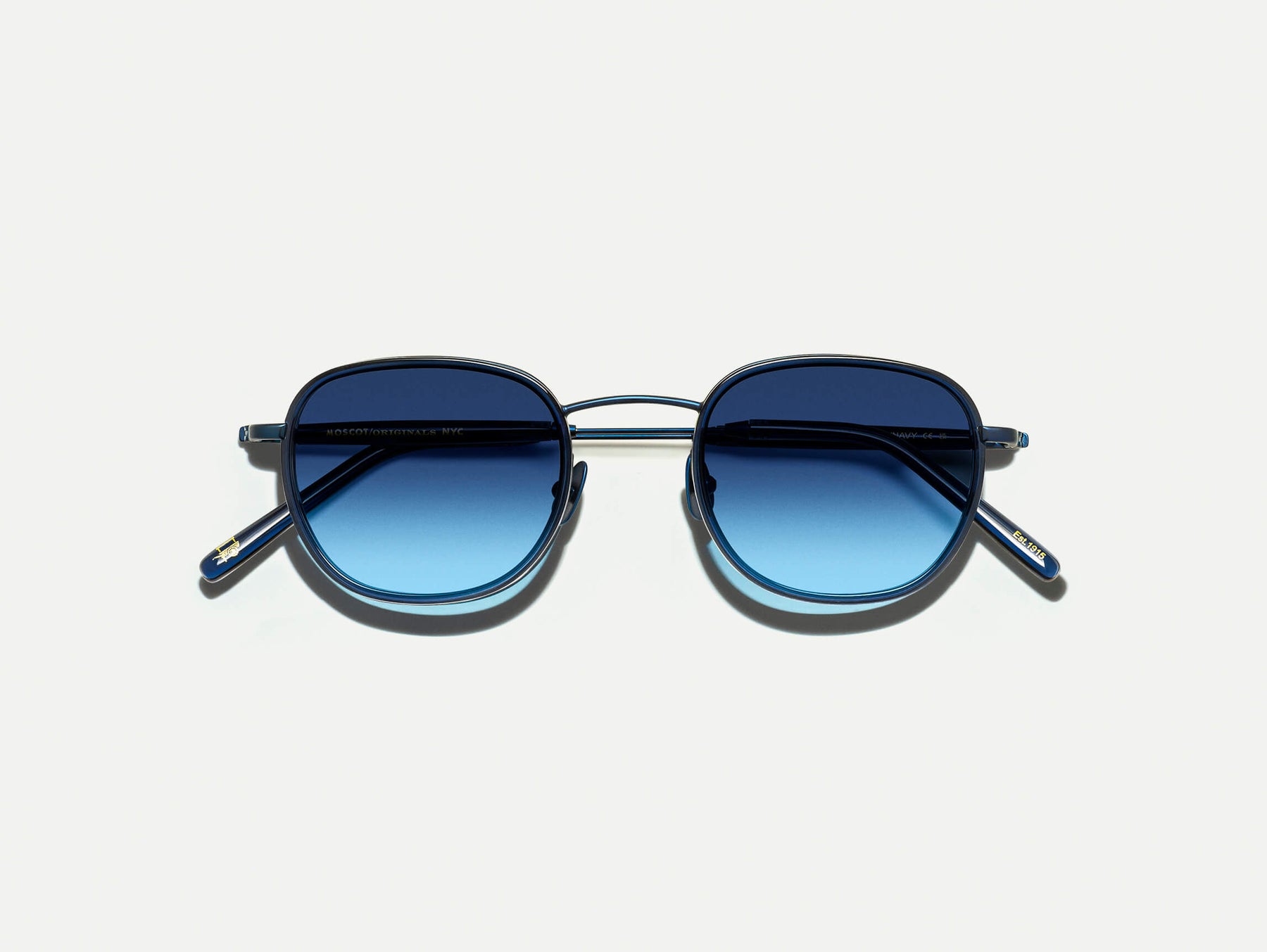 The MOSHA SUN in Navy/Navy with Denim Blue Tinted Lenses