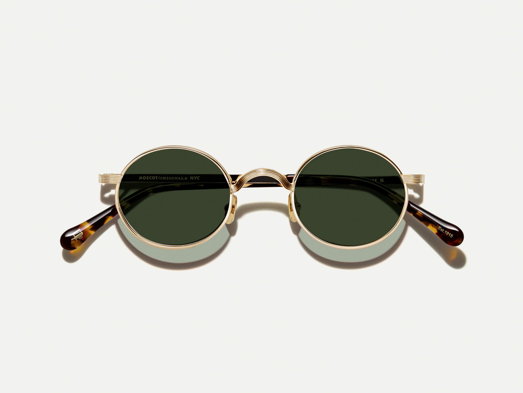The MOYEL SUN in Gold with G-15 Tinted Lenses