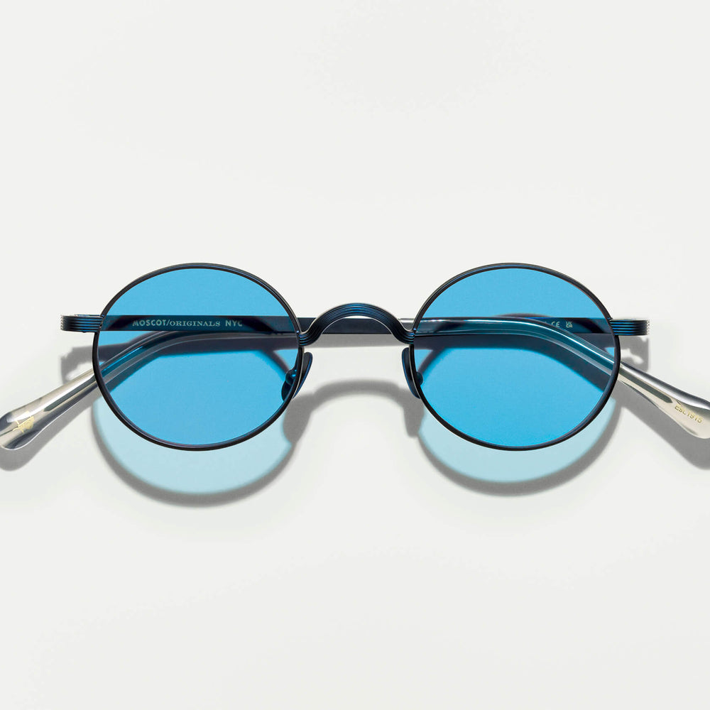#color_navy | The MOYEL in Navy with Celebrity Blue Tinted Lenses