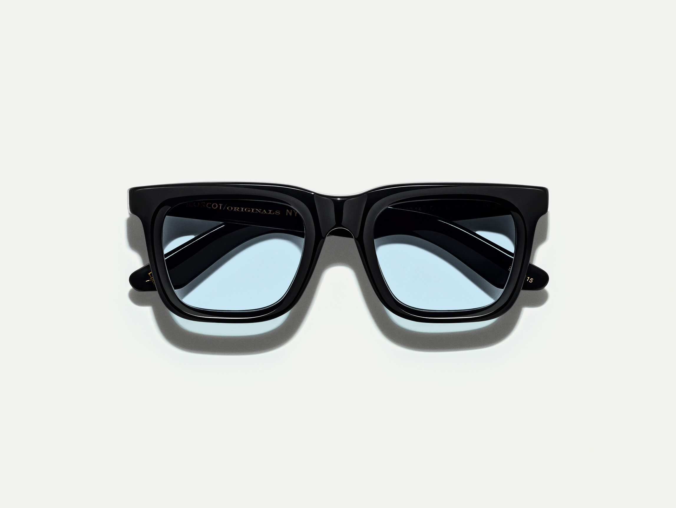 The RIZIK Black with Bel Air Blue Tinted Lenses