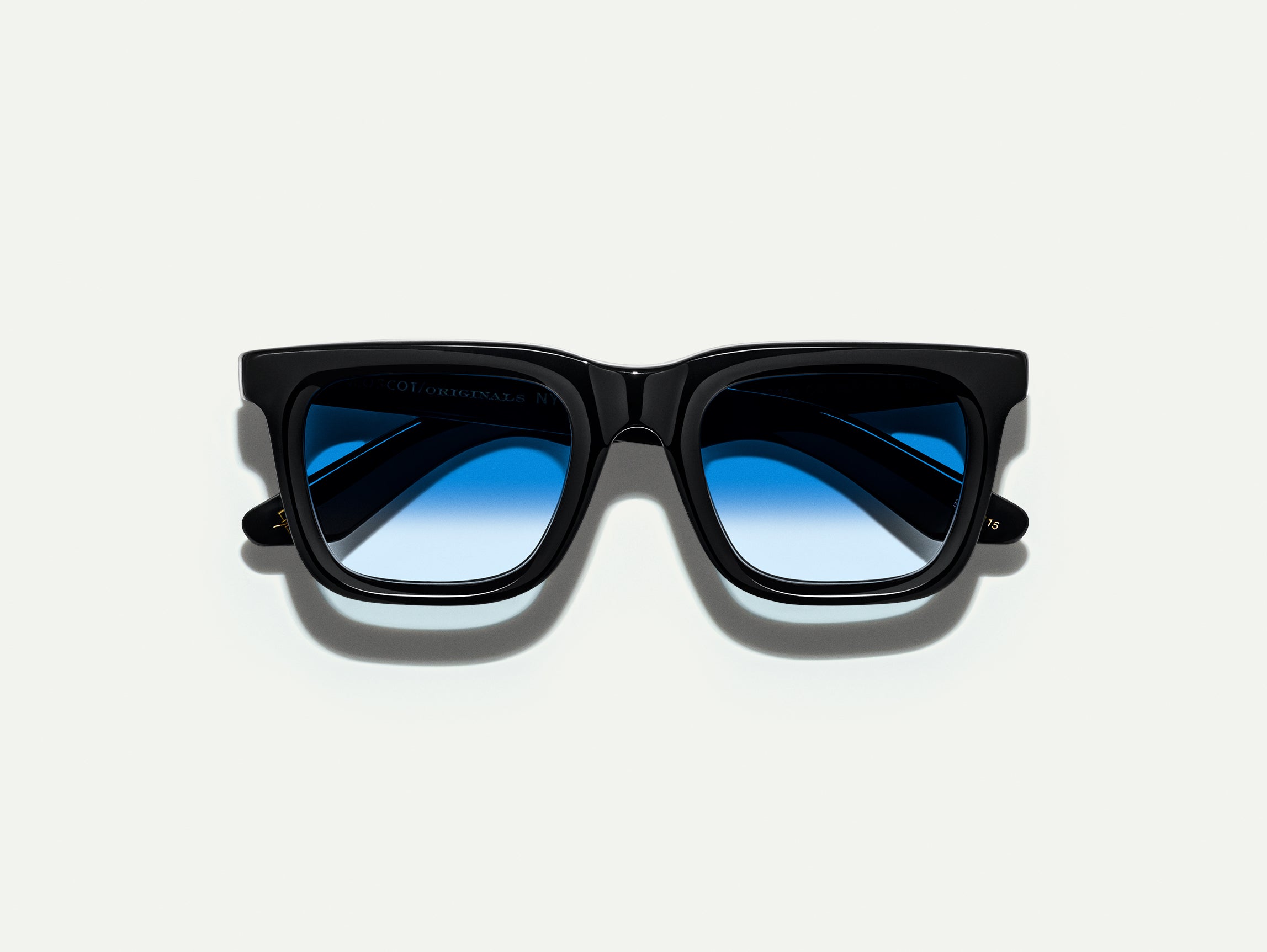 The RIZIK Black with Broadway Blue Fade Tinted Lenses