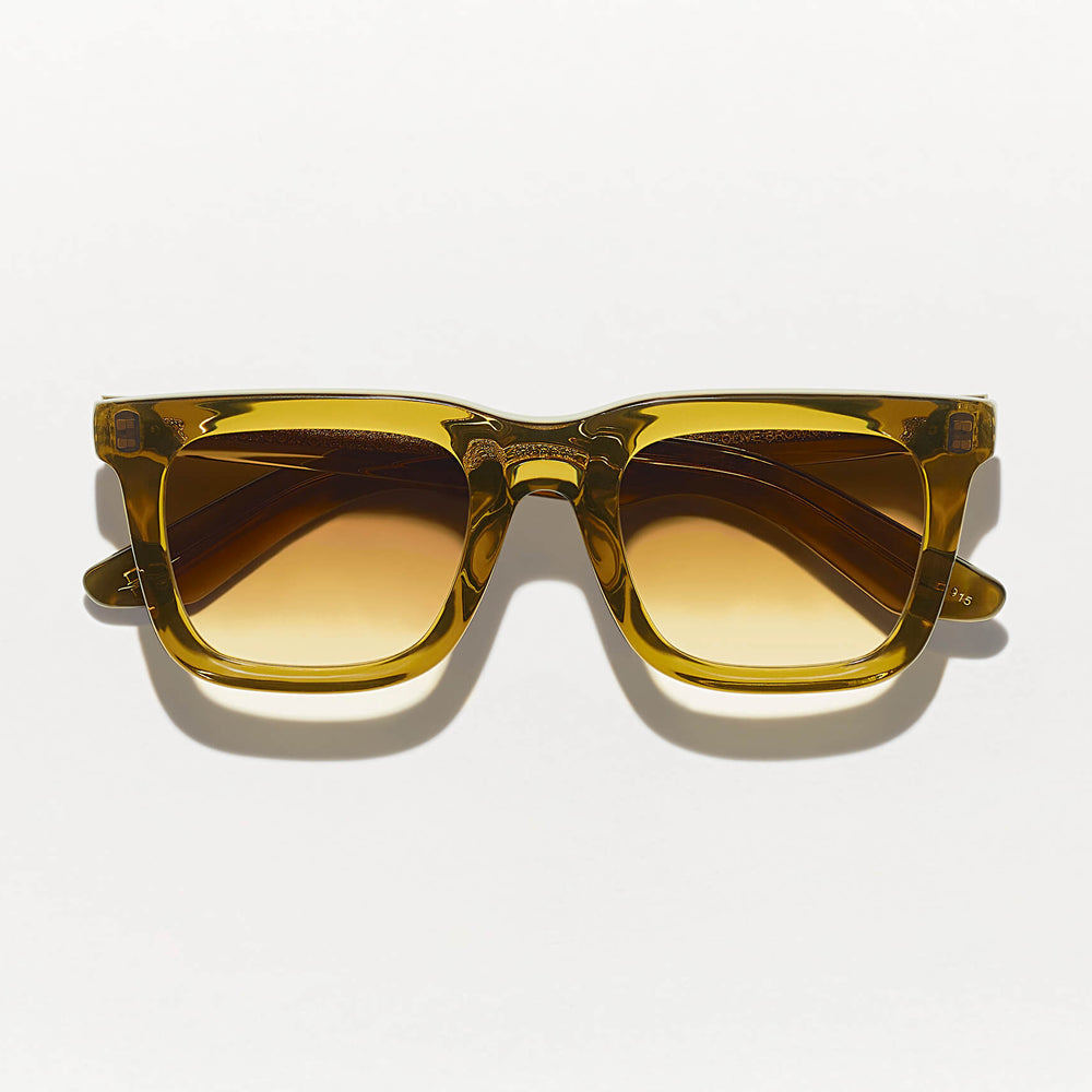#color_olive brown | The RIZIK SUN in Olive Brown with Chestnut Fade Tinted Lenses