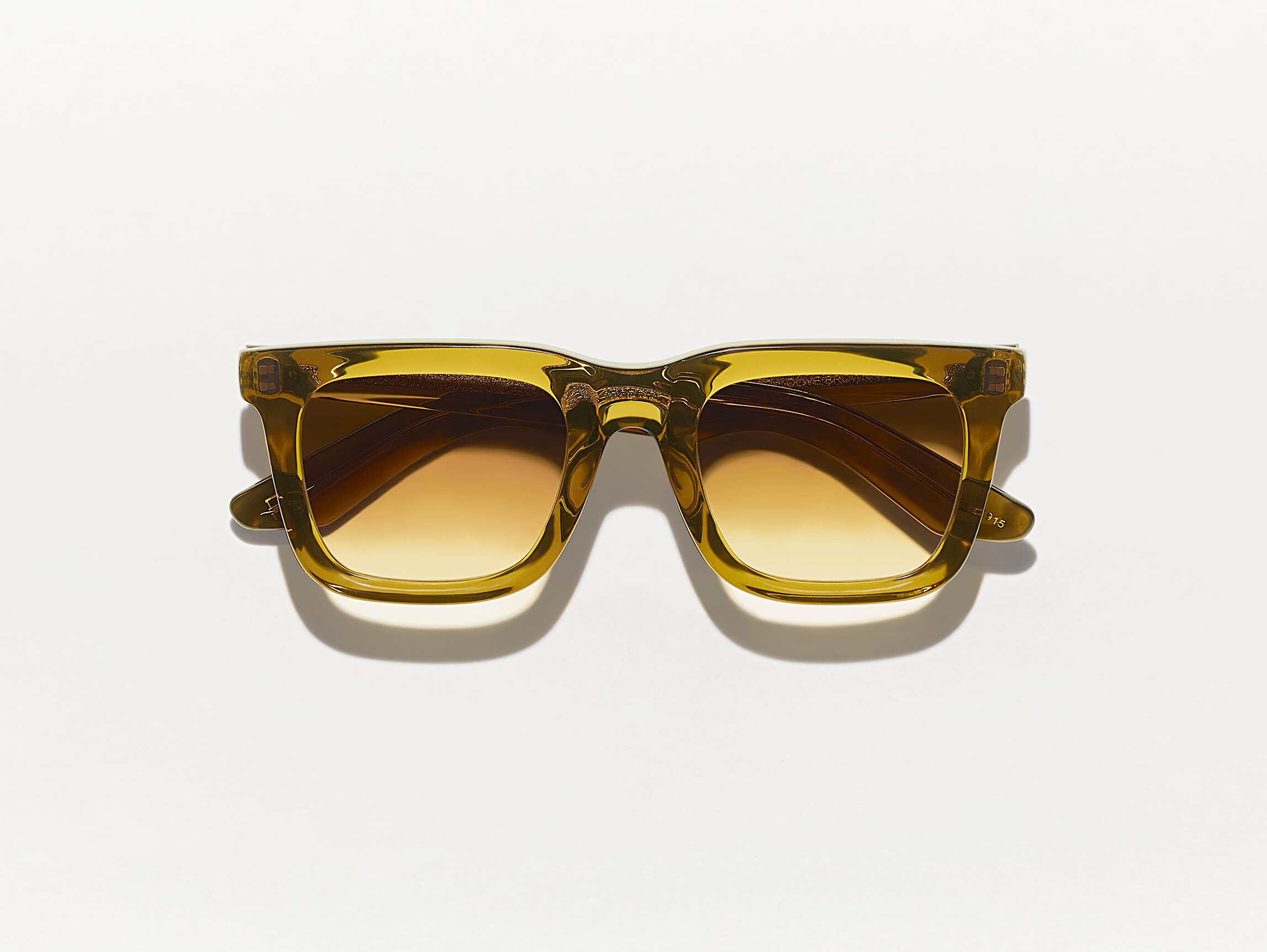 #color_olive brown | The RIZIK SUN in Olive Brown with Chestnut Fade Tinted Lenses