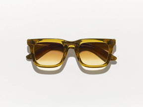 The RIZIK SUN in Olive Brown with Chestnut Fade Tinted Lenses