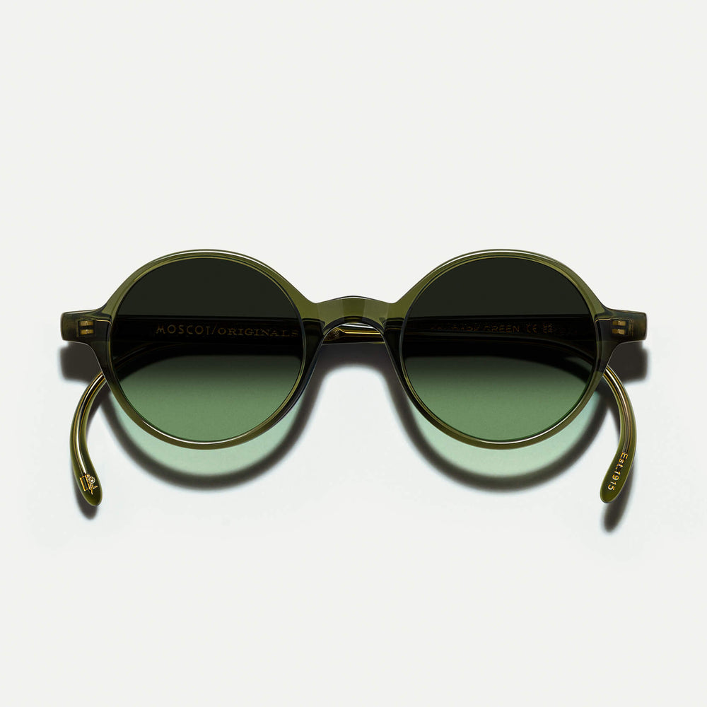 #color_dark green | The SCOOCH SUN in Dark Green with Forest Wood Tinted Lenses