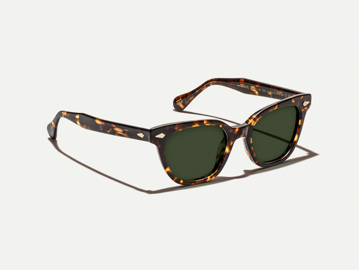 The SHANEKITE SUN in Classic Havana with G-15 Tinted Lenses