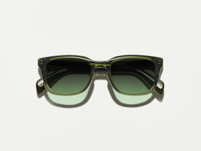 The SHIDDOCK SUN in Dark Green with Forest Wood Tinted Lenses