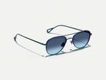 The SHMECKEL SUN in Navy with Denim Blue Tinted Lenses