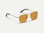 The SHTARKER in Gold with Amber Tinted Lenses