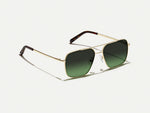 The SHTARKER in Gold with Forest Wood Tinted Lenses