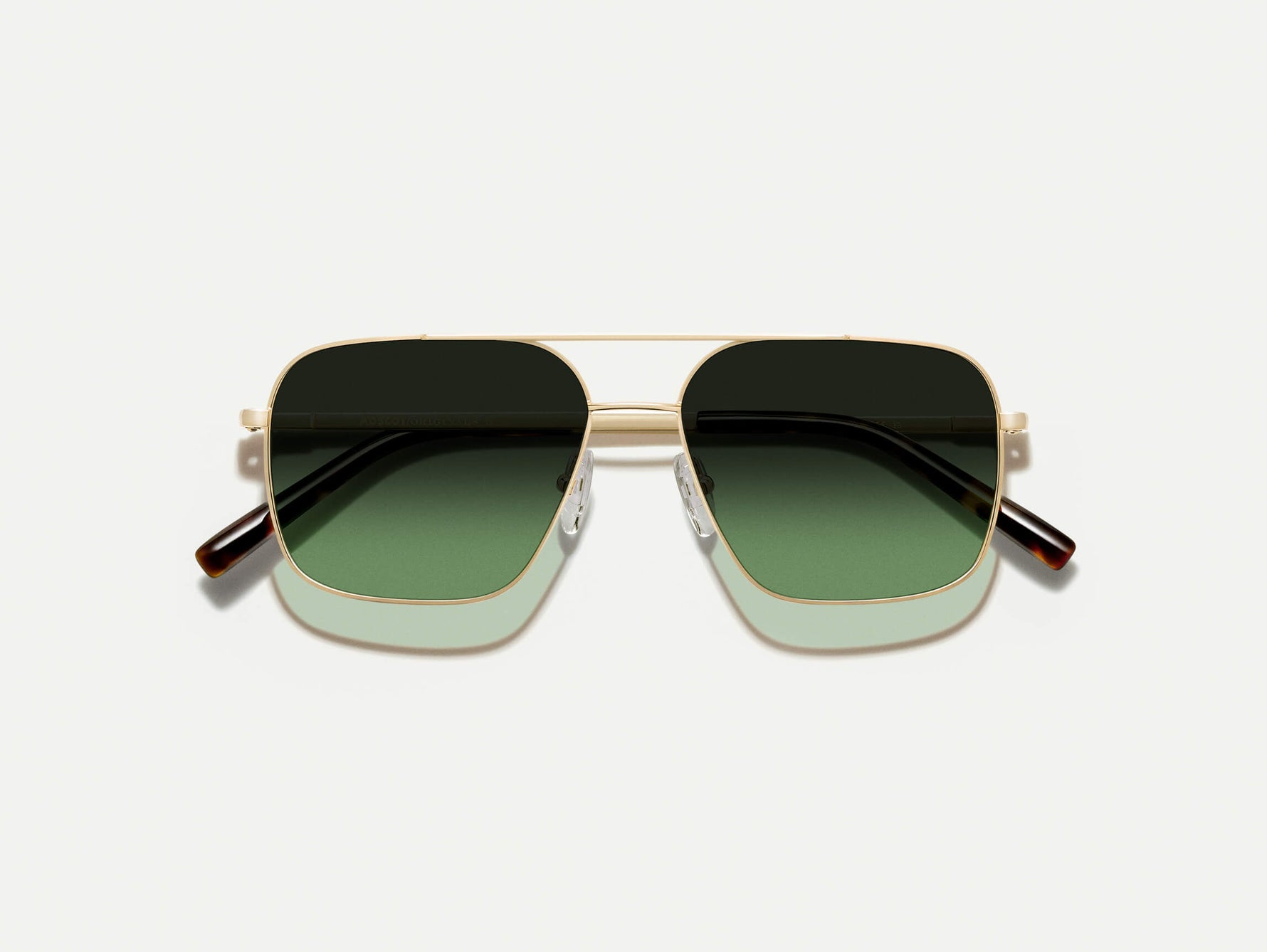 The SHTARKER in Gold with Forest Wood Tinted Lenses