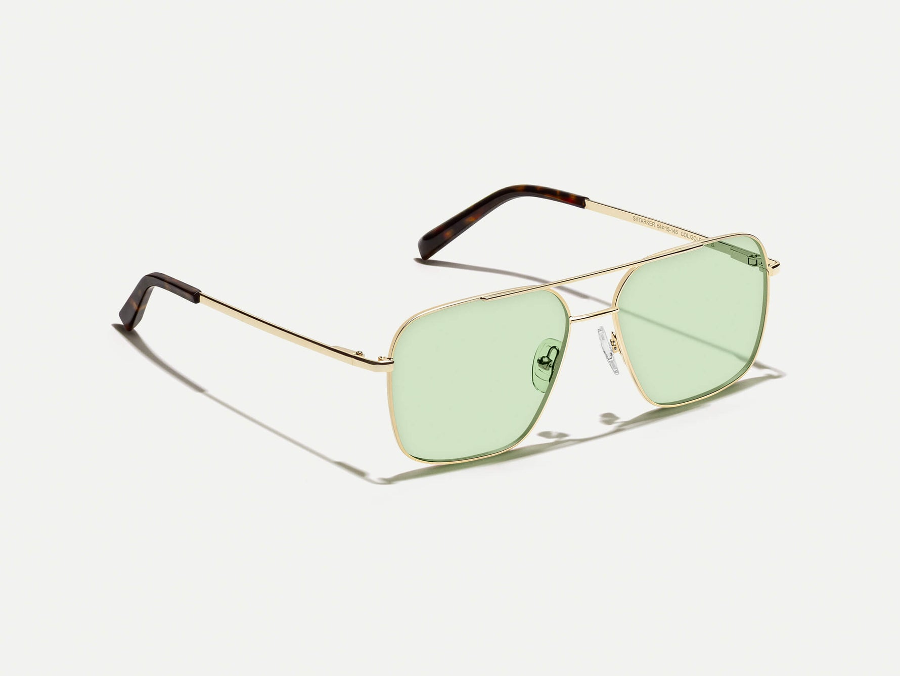 The SHTARKER in Gold with Limelight Tinted Lenses