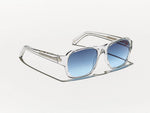 The SHVITZ SUN in Crystal with Denim Blue Tinted Lenses