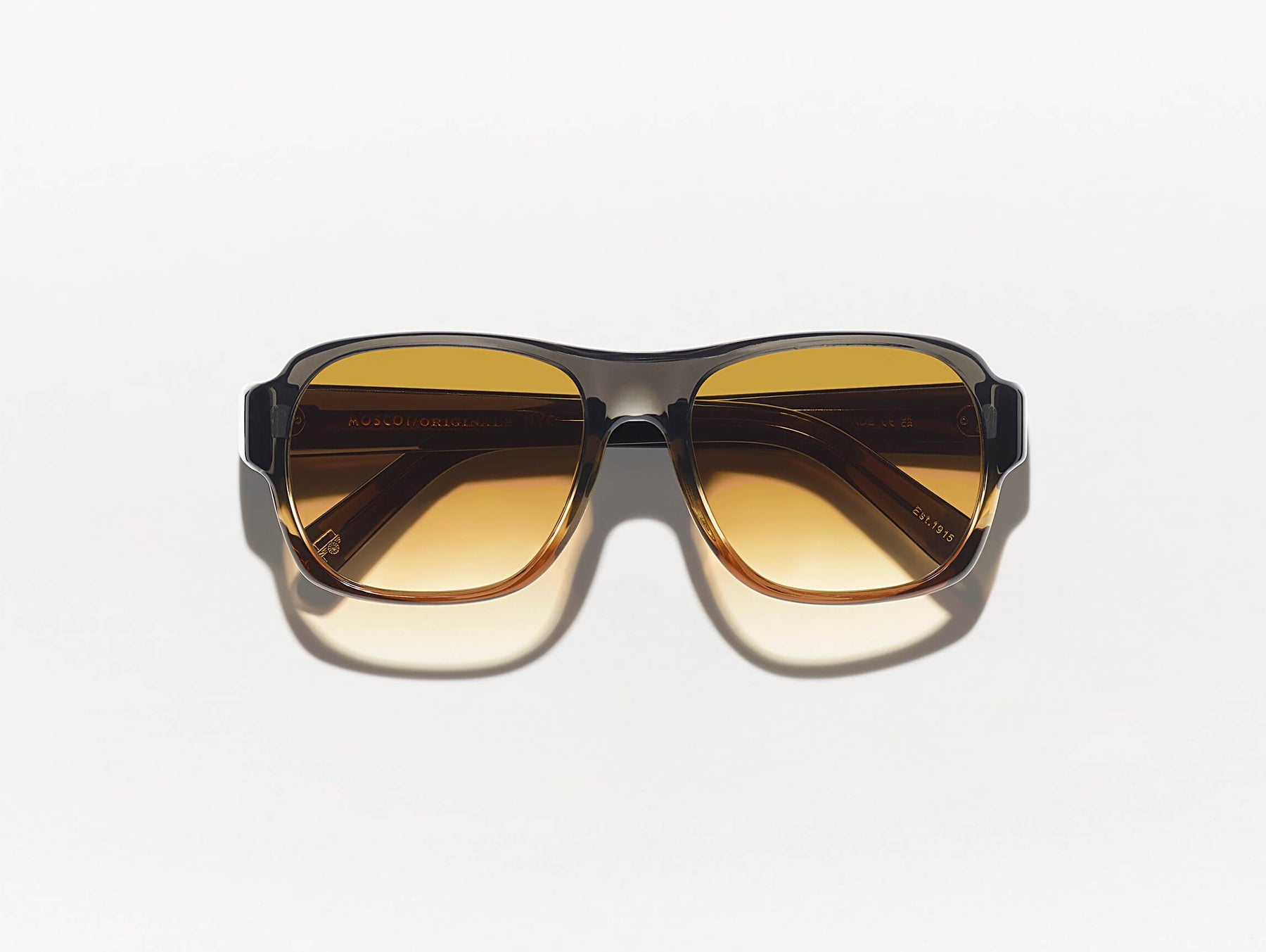 The SHVITZ SUN in Grey-Brown Fade with Chestnut Fade Tinted Lenses