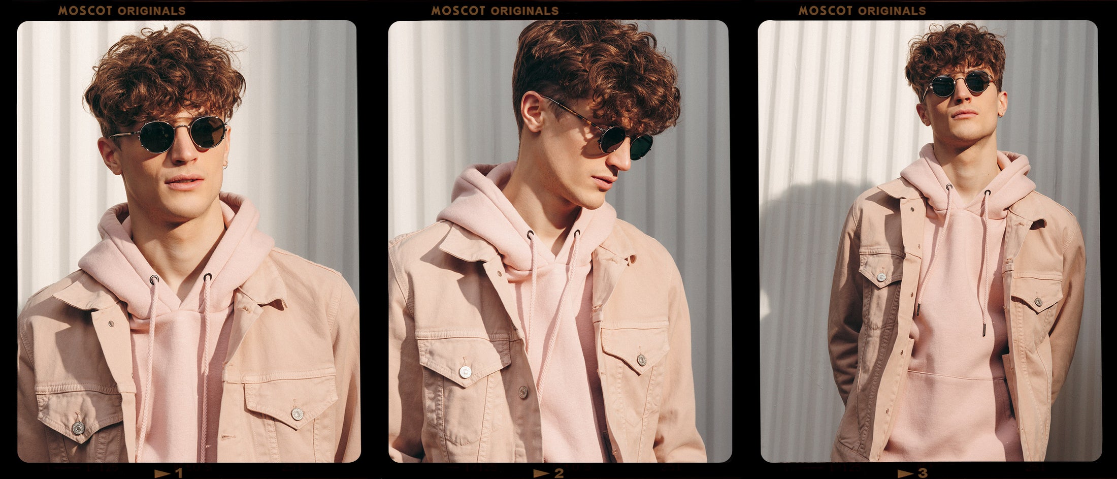 Model is wearing The SPIEL CLIP PACKAGE in Antique Tortoise/Gunmetal in size 47 with G-15 Lenses