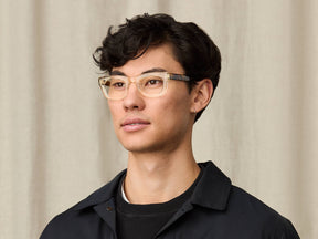 Model is wearing The SPILKES in size 45 in Flesh/Tortoise