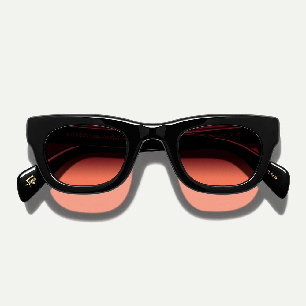 #color_black | The SPILKES SUN in Black with Cabernet Tinted Lenses