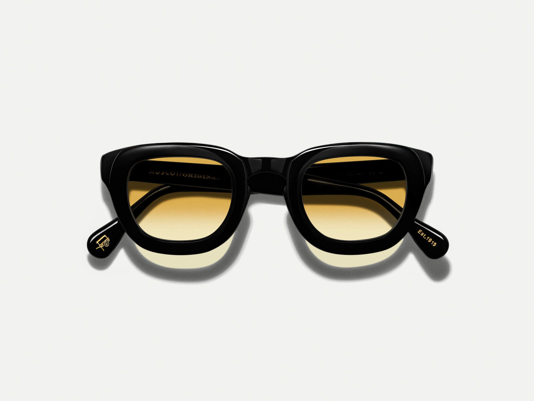 The TELENA in Black with Chestnut Fade Tinted Lenses
