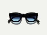 #color_denim blue | The TELENA in Black with Denim Blue Tinted Lenses