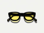 The TELENA in Black with Mellow Yellow Tinted Lenses