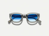 #color_broadway blue fade | The TELENA in Grey/Light Grey with Broadway Blue Fade Tinted Lenses
