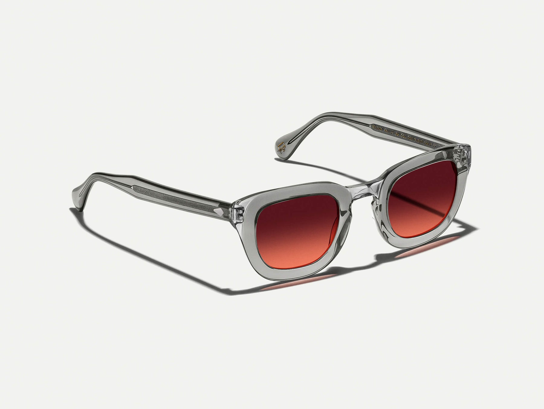 The TELENA in Grey/Light Grey with Cabernet Tinted Lenses
