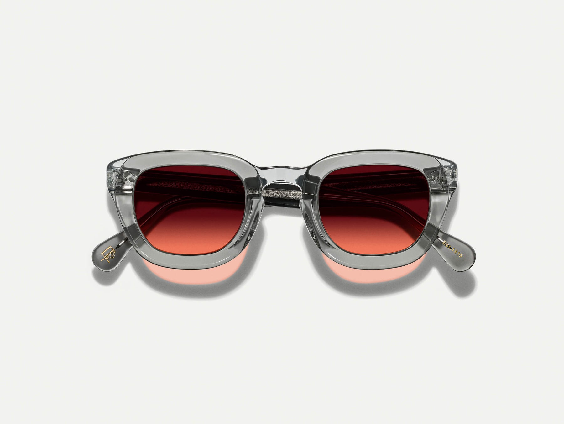 The TELENA in Grey/Light Grey with Cabernet Tinted Lenses