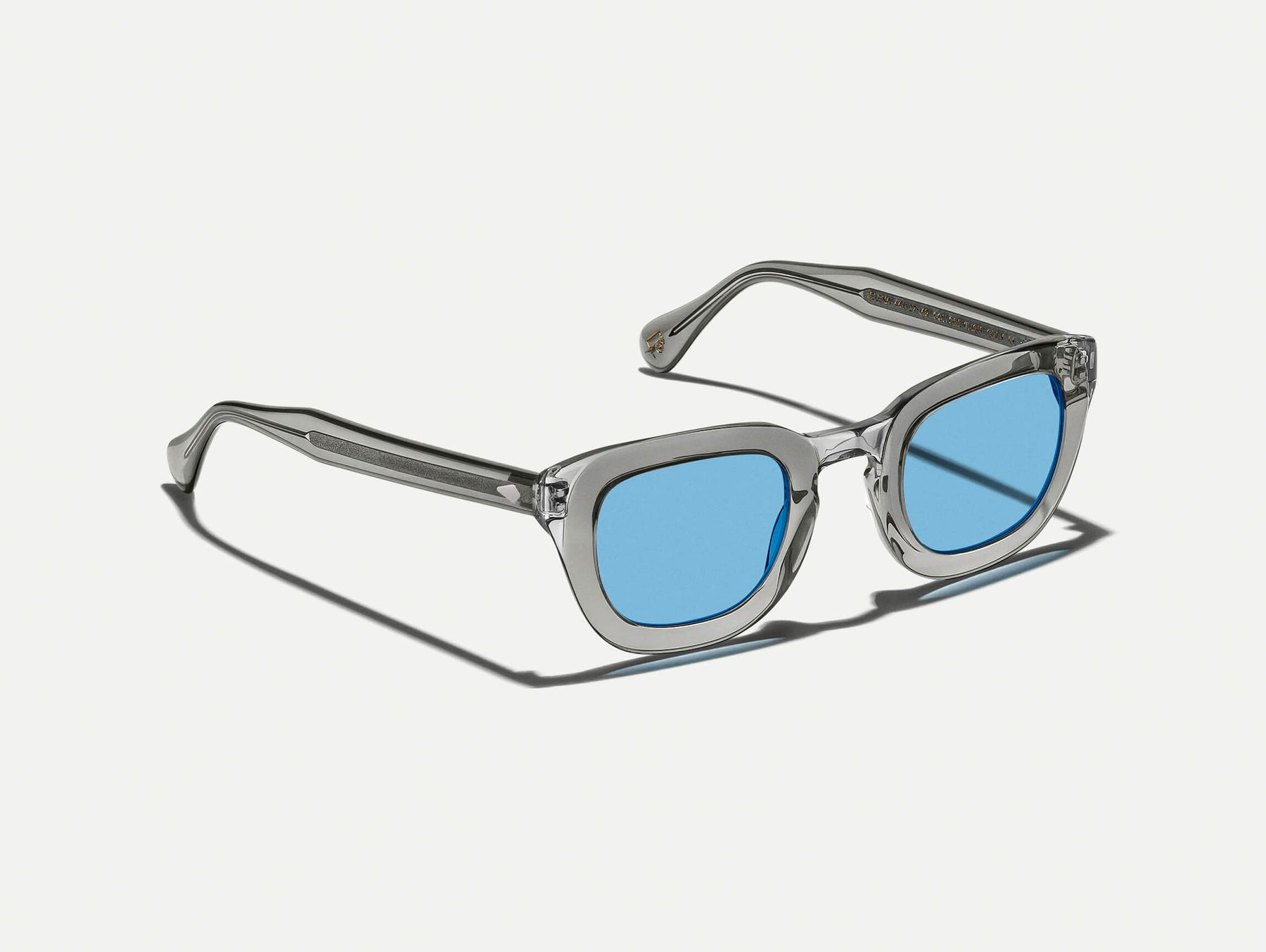 The TELENA in Grey/Light Grey with Celebrity Blue Tinted Lenses