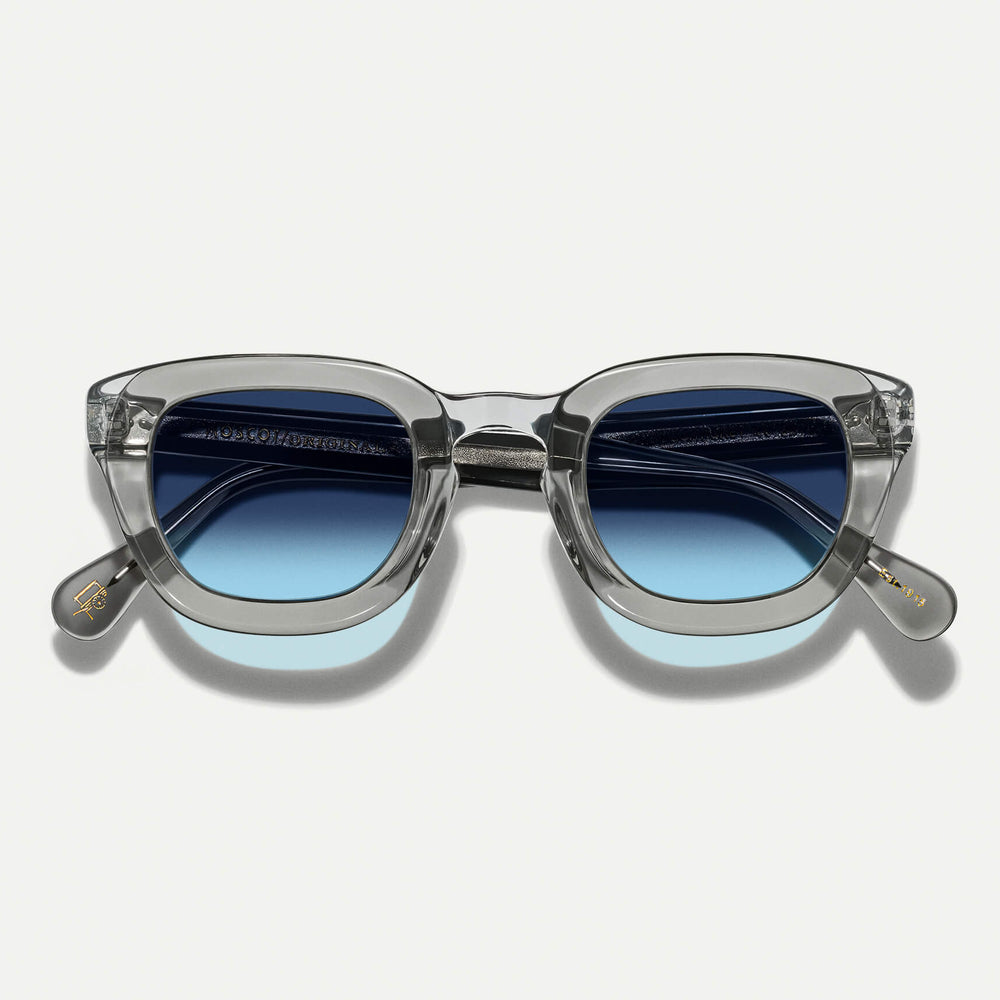 #color_denim blue | The TELENA in Grey/Light Grey with Denim Blue Tinted Lenses