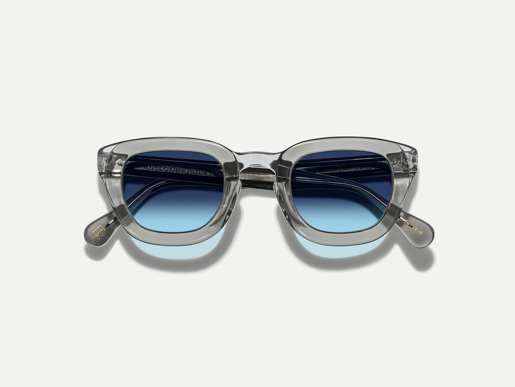 The TELENA in Grey/Light Grey with Denim Blue Tinted Lenses