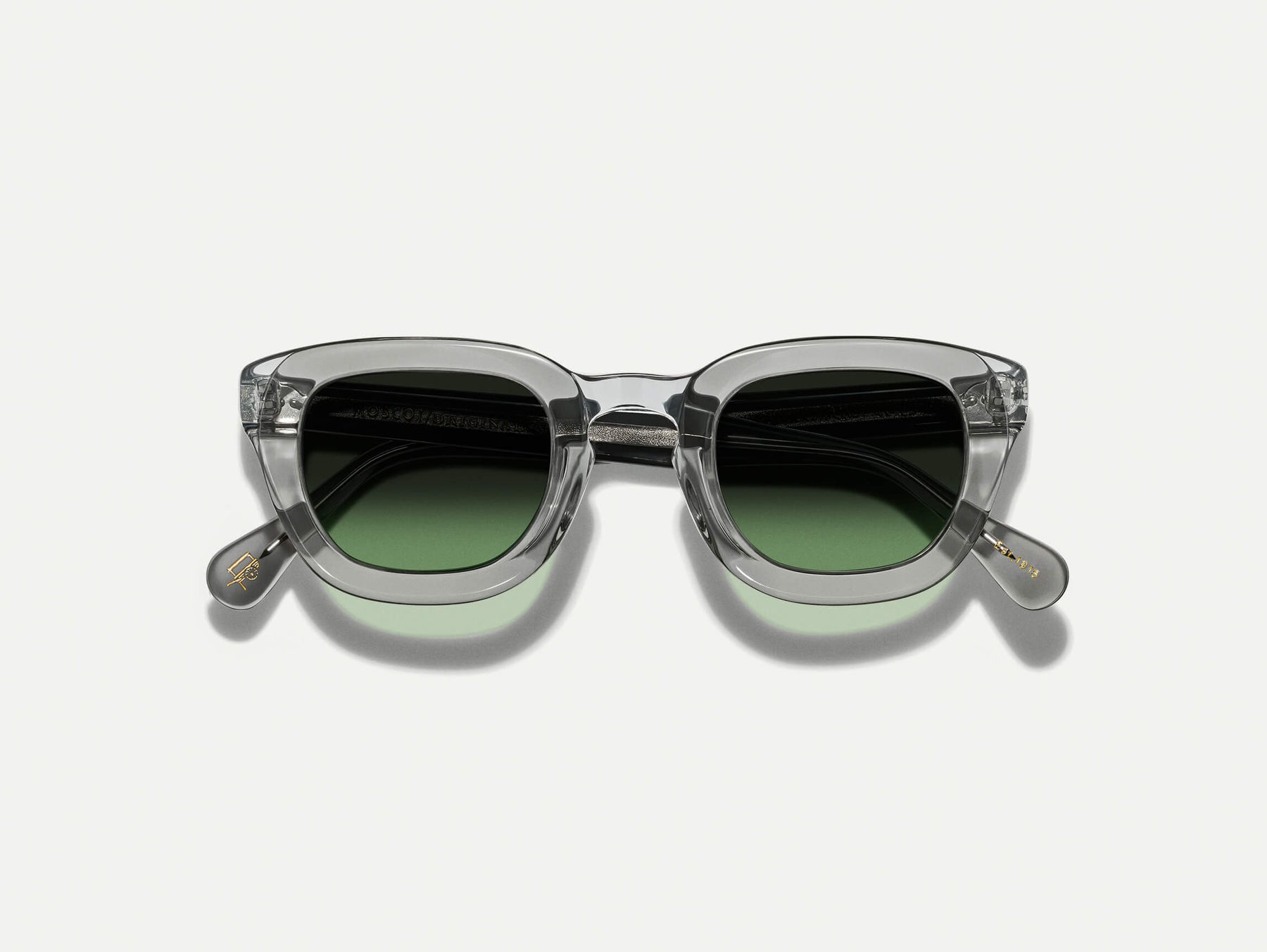 The TELENA in Grey/Light Grey with Forest Wood Tinted Lenses