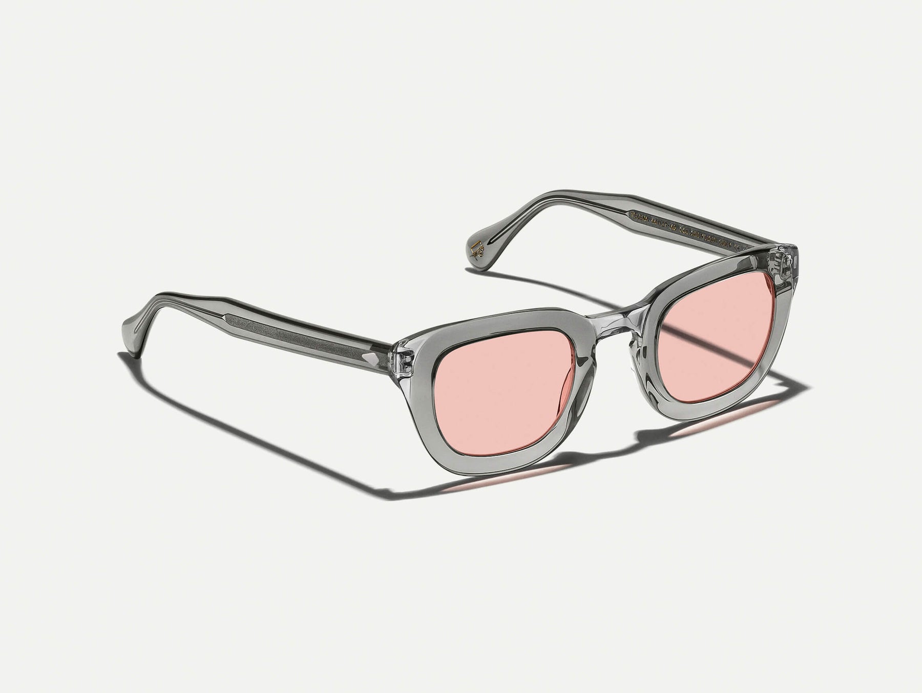 The TELENA in Grey/Light Grey with New York Rose Tinted Lenses