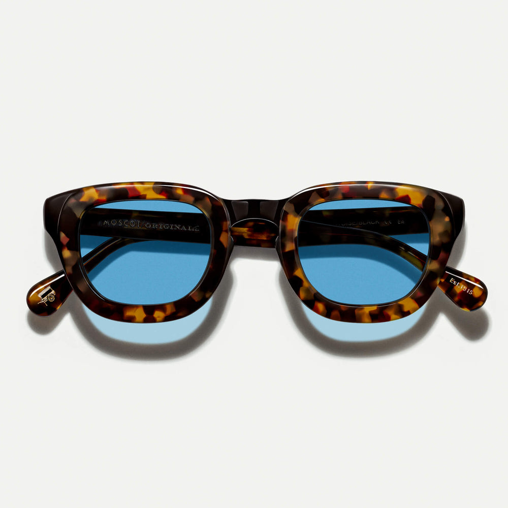 #color_celebrity blue | The TELENA in Tortoise/Black with Celebrity Blue Tinted Lenses