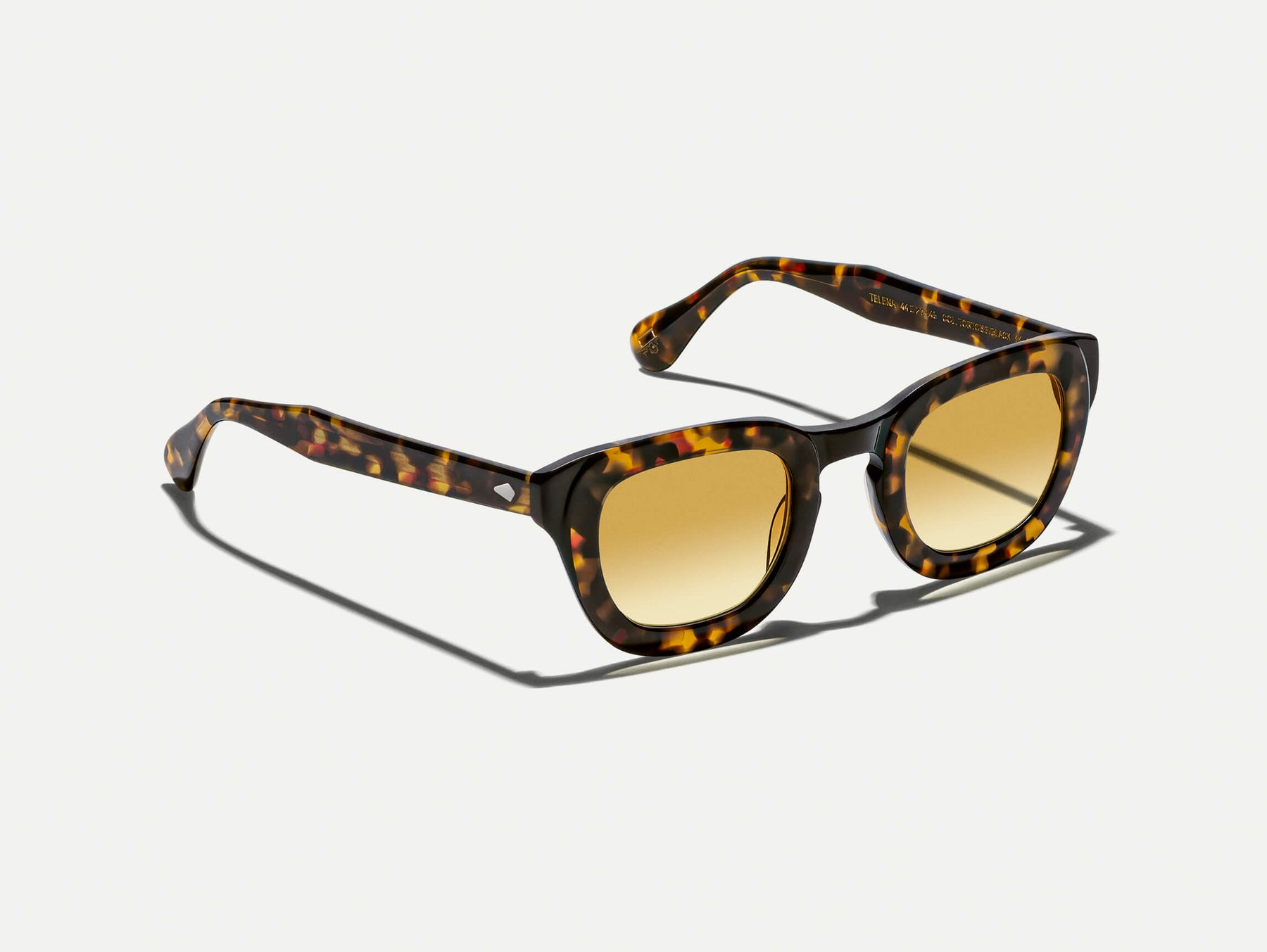 The TELENA in Tortoise/Black with Chestnut Fade Tinted Lenses