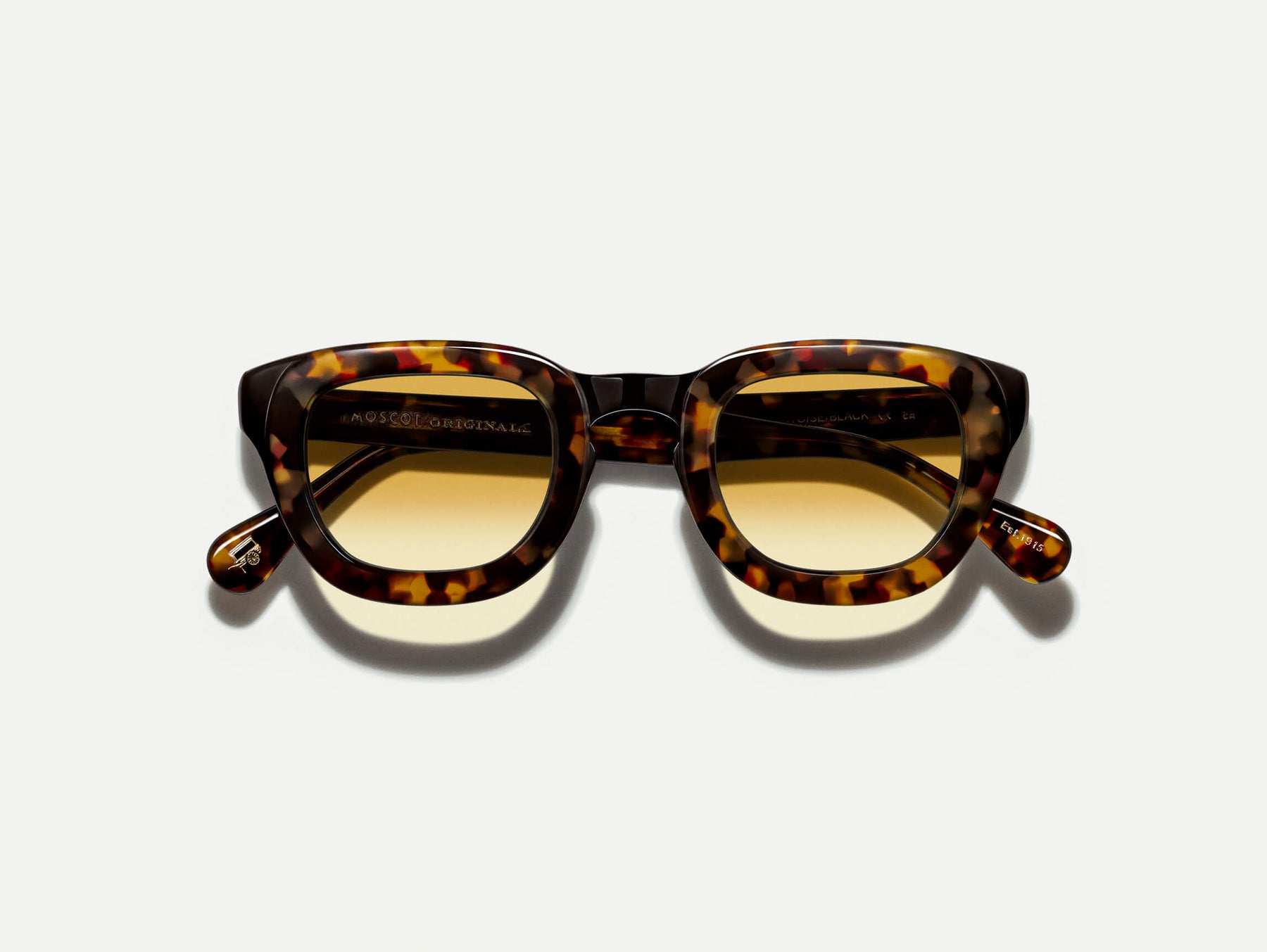 The TELENA in Tortoise/Black with Chestnut Fade Tinted Lenses