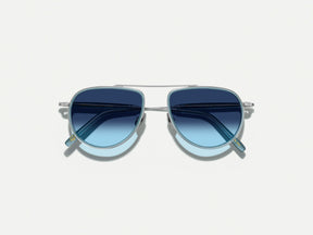 #color_light blue | The TRAIF SUN in Light Blue with Denim Blue Tinted Lenses