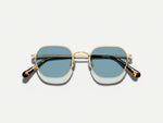 The UTZ SUN in Gold with Blue Tinted Lenses