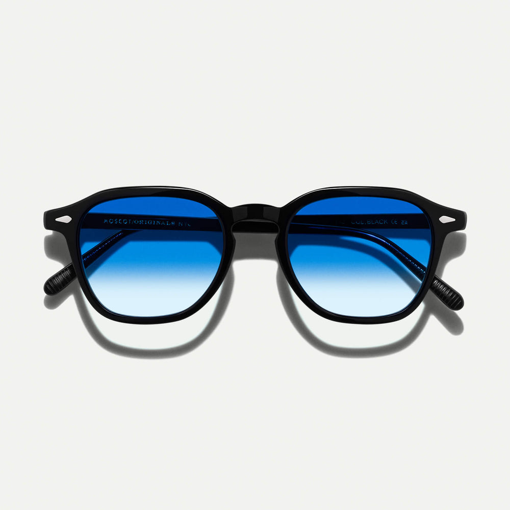 #color_black | The VANTZ SUN in Black with Broadway Blue Fade Tinted Lenses