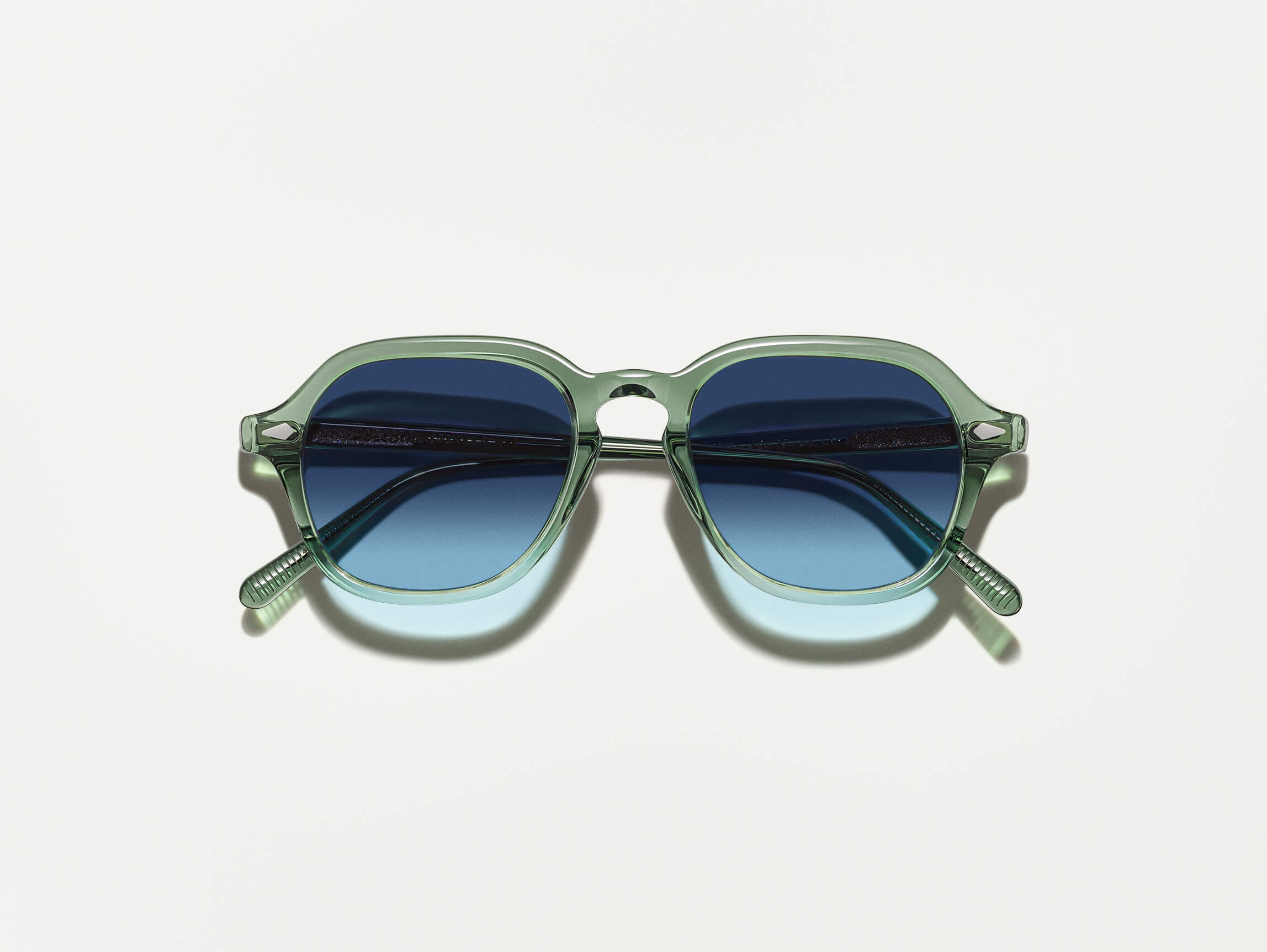 #color_pine | The YENEM SUN in Pine with Denim Blue Tinted Lenses