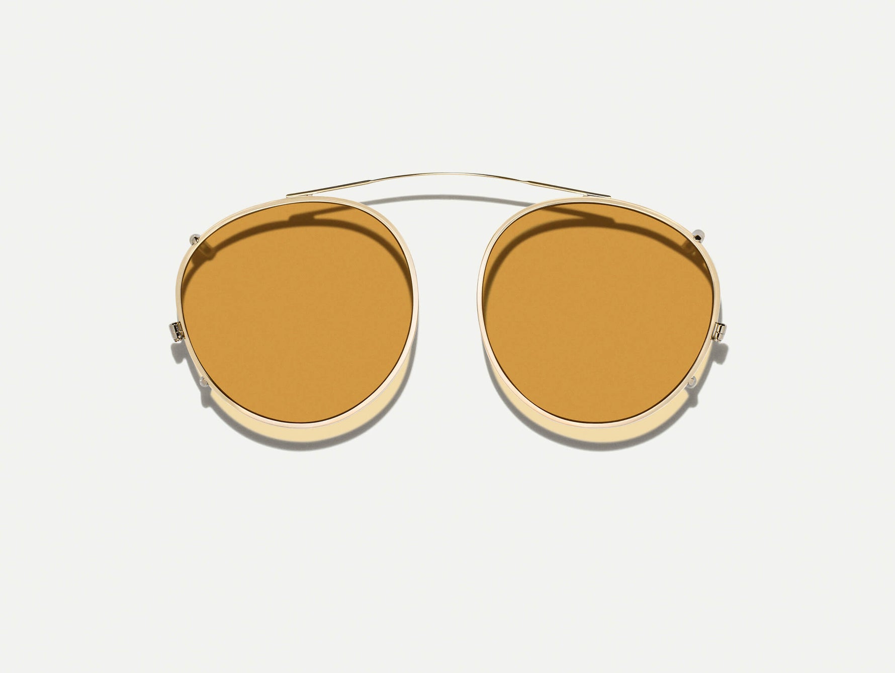#color_amber | The ZEV CLIP  in Gold with Amber Tinted Lenses 