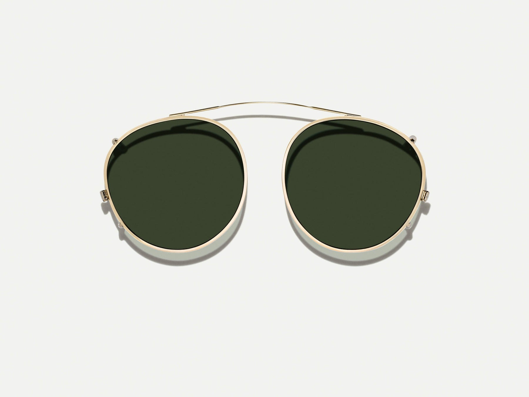 The ZEV CLIP  in Gold with G-15 Tinted Lenses