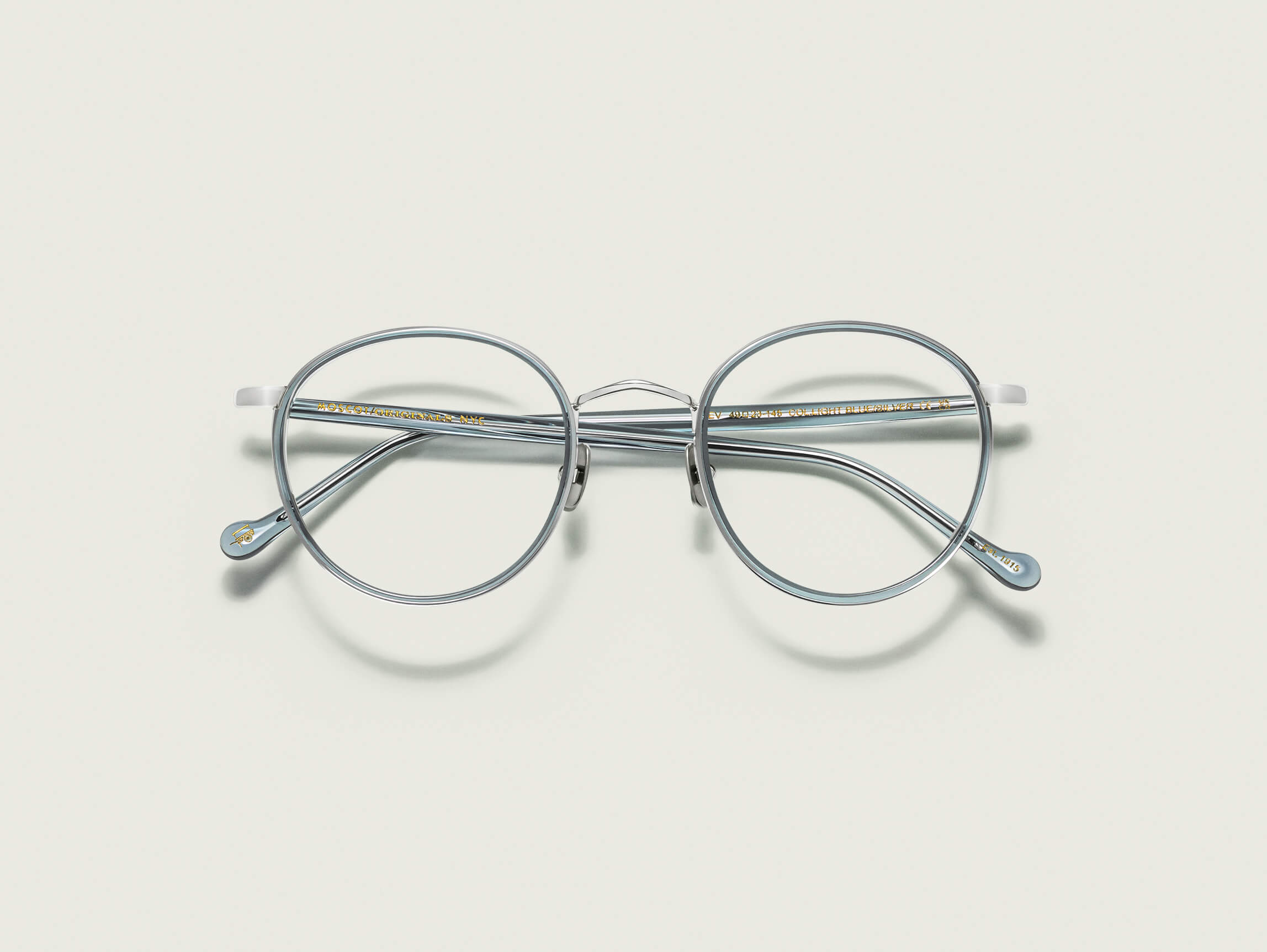 Moscot Zev Light Blue / 49