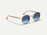 The ZEV SUN in Cinnamon with Denim Blue Tinted Lenses