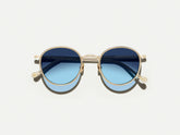 #color_cinnamon | The ZEV SUN in Cinnamon with Denim Blue Tinted Lenses