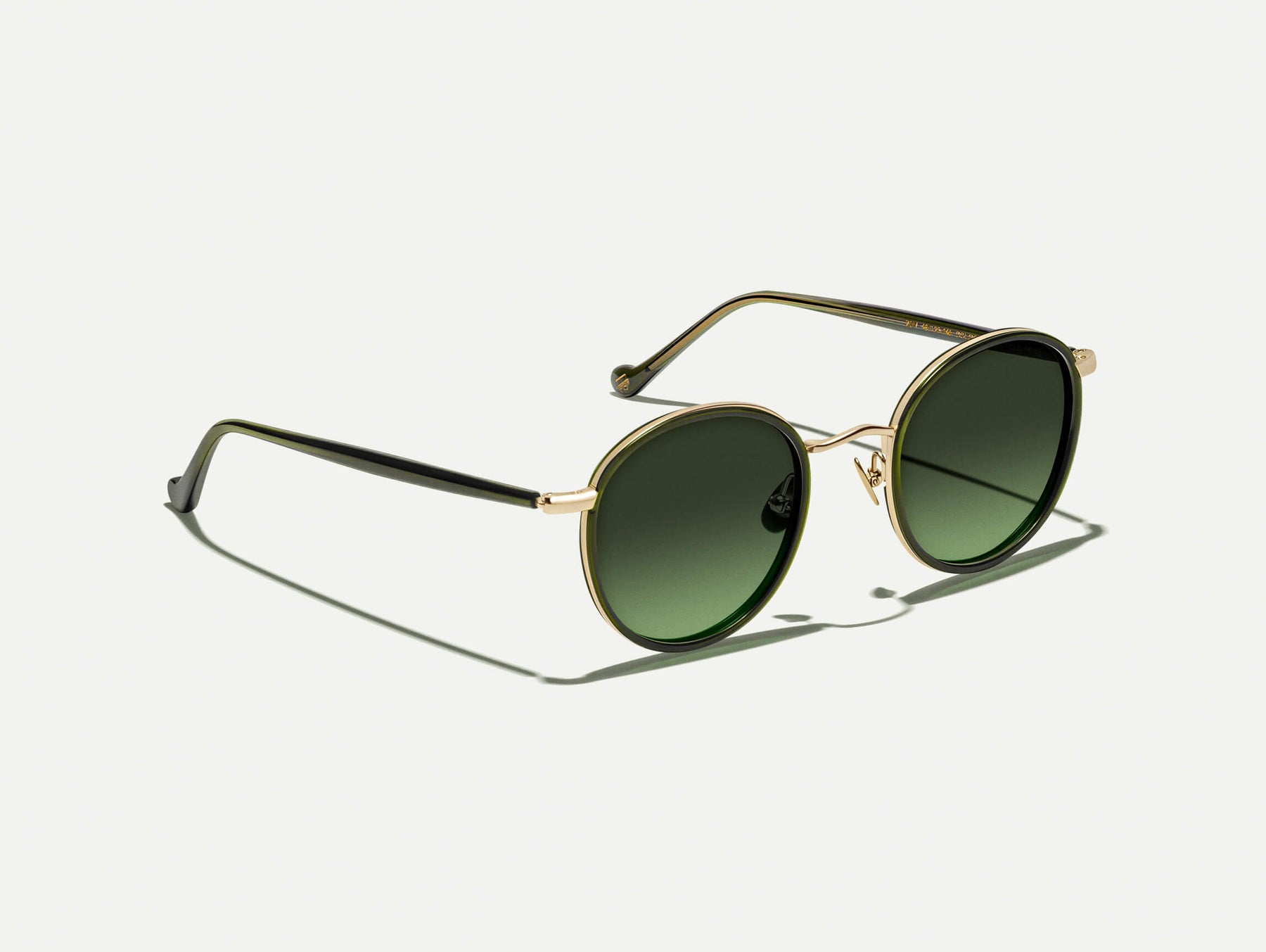 The ZEV SUN in Dark Green with Forest Wood Tinted Lenses