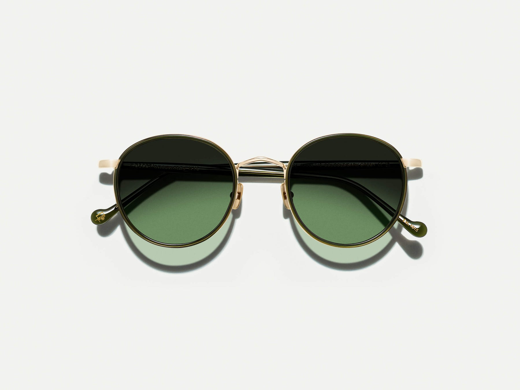 The ZEV SUN in Dark Green with Forest Wood Tinted Lenses